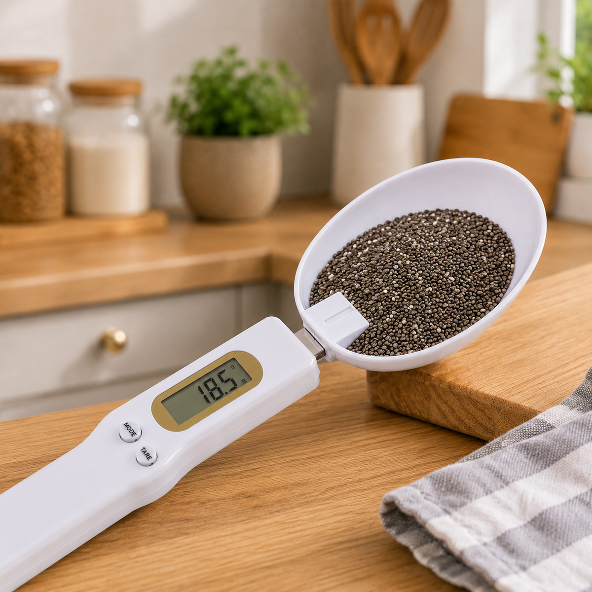 Digital Kitchen Spoon Scale with LCD Display