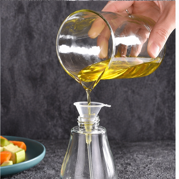 Premium Glass Oil Spray Bottle 200ml