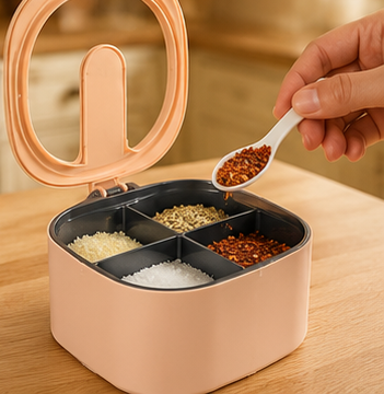 4-in-1 Seasoning Spice Storage Box
